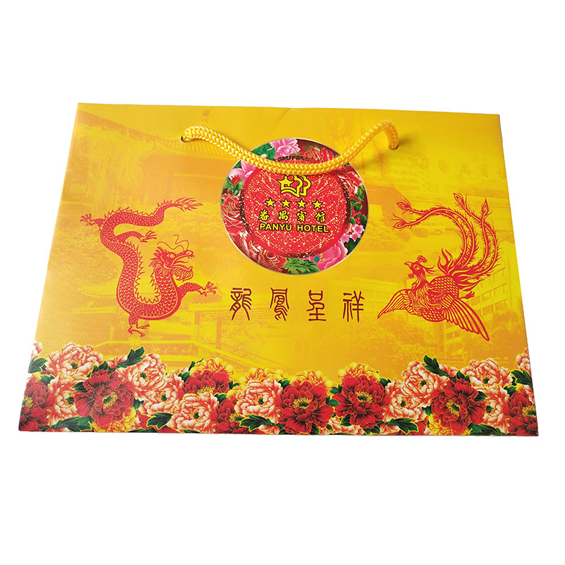 Paper bag hotel gife hand carry bags printing packing paper bags